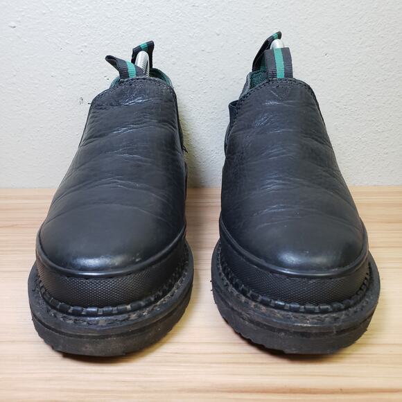 Georgia Giant Women's Size 8 Romeo Slip On Shoes Black Leather Workwear - Picture 2 of 8